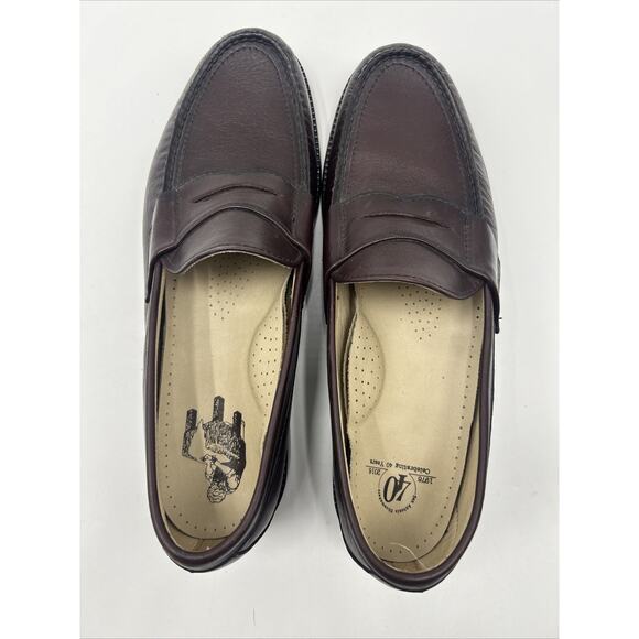 SAS Penny 40th Anniversary Cordovan Men's Penny Loafer Made in USA size 10N - Picture 4 of 11